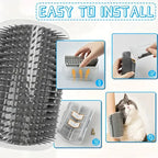 Cat Corner Brush, 
Cat Brush, Cat corner massage brush - Petifo
