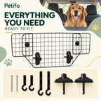 PawHut Adjustable Car Barrier – included hardware - Petifo