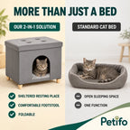 PawHut Cat House & Footstool – comparison - Petifo