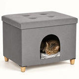 PawHut kattenhuis en voetenbank