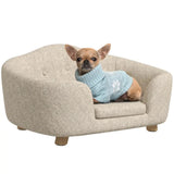 Canapé-lit surélevé pour animaux PawHut