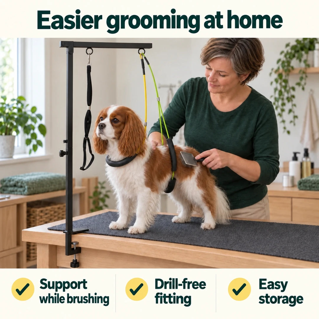 Pet Grooming Support Arm home grooming - Petifo