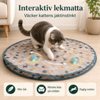 Purrnivo Self-Rolling Play Ball for Cats interactive play mat - Petifo
