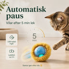 Purrnivo Self-Rolling Play Ball for Cats automatic pause - Petifo