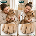 Silvetti 2-in-1 nail tool: Dog nail care before and after clipping and grinding - Petifo