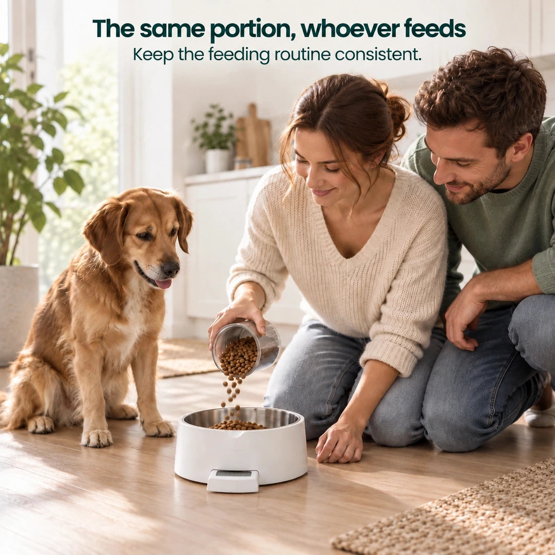UpFeed Pro Pet Bowl with Scale, product view 5 - Petifo